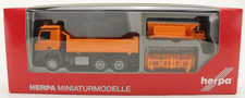 MB Arocs LKW Winterdienst orange Herpa 302760 1:87 H0 OVP [ME2-D9]