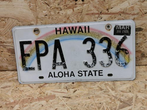 Nummernschild usa hawaii - nummernschild,