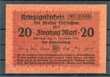Schlochau 20 Mark Notgeld