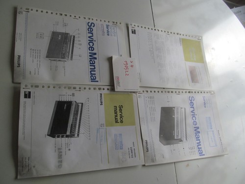 Konvolut philips service - philips,