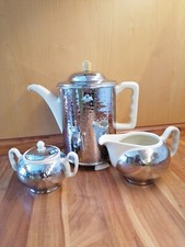 Original "Thermisol" Kanne,Milchkännchen,Zuckerbecher. Bauscher-Lizenz. 