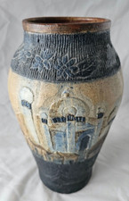 KUNSTKERAMIK GROSSE VASE, UM
