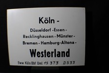 Zuglaufschild metall köln - metall, „köln