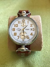 KIROVA Poljot 3133 Aviator Retro Chronograph russische Uhr mechanisch