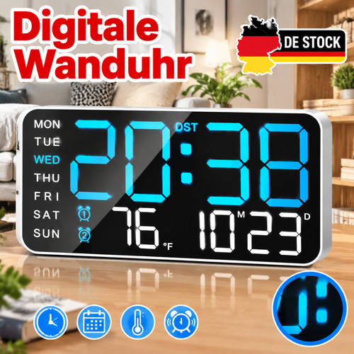 Großbildschirm digitaluhr led - digitaluhr,