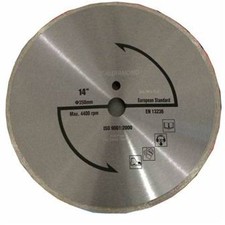 Cross Tools Trennscheibe 350 x 25,4 x 3 mm Diamantscheibe Diamanttrennscheibe