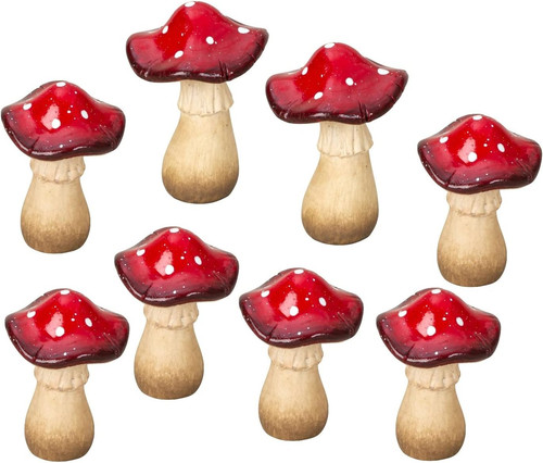 Stück fliegenpilz figuren - stück, 9