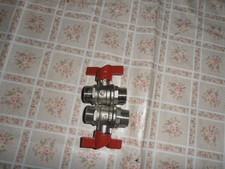 Messing Kugelhahn Absperrhahn Wasserhahn mit Hebel  AG  2stück  3/4"