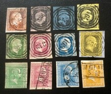 Briefmarken Altdeutschland-Preußen Ab Mi1bis siehe Scan gestempelt
