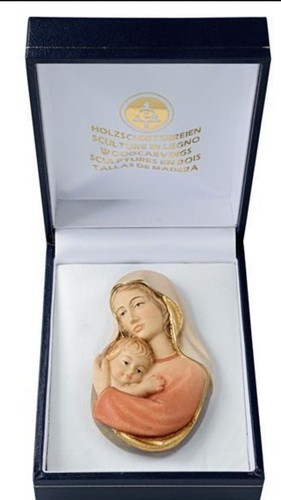 Relief der madonna mit kind - madonna, 7