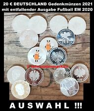 FEHR - 20 Euro Gedenkmünzen Deutschland aus 2020/2021 - zur Auswahl !