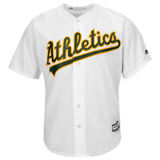 MLB Oakland Athletics A's Baseball Trikot Cool base Majestic Jersey weiß Home