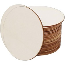 Holzscheiben rund Bastelbedarf Party Hochzeit 10cm 30 Stück
