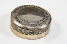 N92H17- Silber 800 Deckeldose Pillendose um 1900