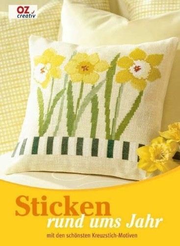 Sticken rund ums jahr - rund, mit