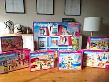 Playmobil Puppenhaus 70205 + 9849 Stockwerk  MEGA SET  + 6 verschiedene Zimmer