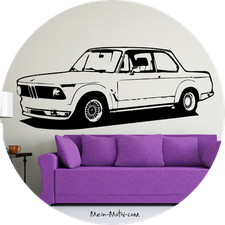 Wandtattoo bmw 2002 - wandtattoo,