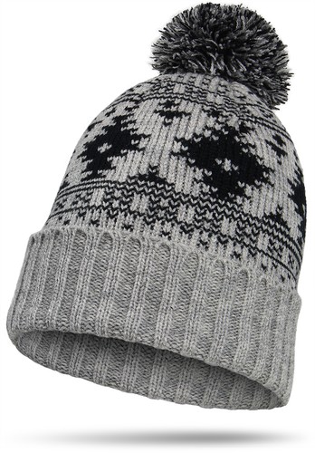 Damen mützen ski - mützen, bommel