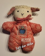 SIGIKID Schaf Lamm rosa weiß 16 cm Frottee Stofftier Greifling mit Quietsche