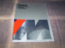 TOPRARITÄT Herrlicher Prestige Prospekt BMW M 635 CSi von 1983 + Beilage !!!