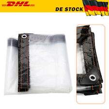 Transparente Plane mit Ösen Gewächshaus Folie Durchsichtig Outdoor Dicke Klare ,