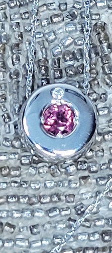 14k weißgold rosa turmalin - 14k,