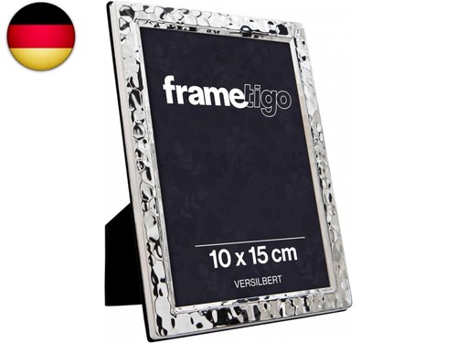 Versilberter bilderrahmen mit - versilberter,
