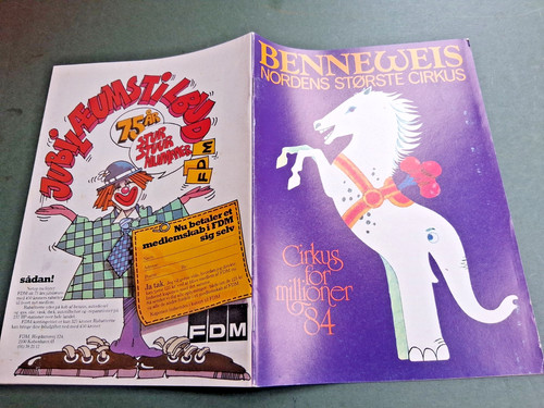 1984 zelt programm - 1984, cirkus