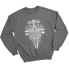 Savage Skulls Mohawk Gothic