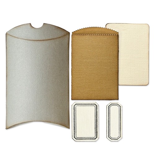Sizzix vault pillow box bag - sizzix, +