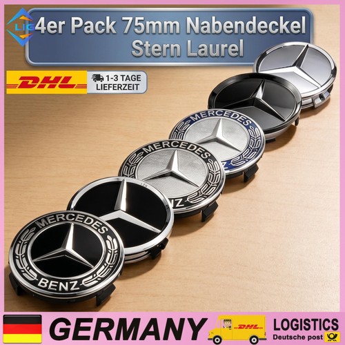 4stück 75mm für mercedes - für,