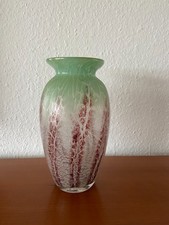 WMF Ikora,  Art Deco Glasvase, um 1930; Entwurf Karl Wiedmann für WMF, 23 cm