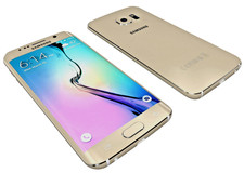 Samsung Galaxy S6 Edge 128GB SM-G925F Gold Platinum (o. Simlock) sehr gut in OVP