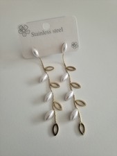 Lange blatt ohrhänger - lange,