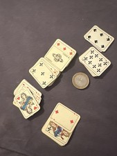 Antikes Patience-Kartenspiel von B. Dondorf, Frankfurt am Main – ca. 1895–1910