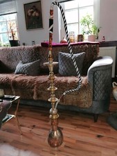 Wasserpfeife - Shisha - Ägypten - Orient - Messing - Holz - Verzierungen - Deko