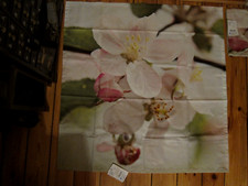 PICHLER Apfelblüte Fotodruck Tischdecke 90 x 90 cm , Baumwolle Satin