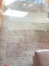 handgeknüpfter Teppich Kanchipur Borda echt Orient Schurwolle Braun 251x352 cm.