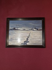 Winterlandschaft Gemälde mit