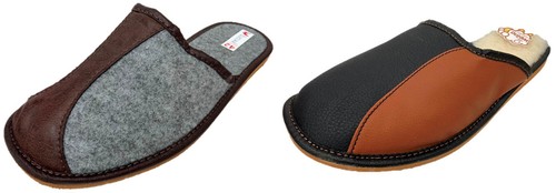 Warme filzpantoffeln mit - warme,