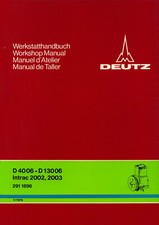 Werkstatt-Handbuch Deutz-Schlepper -Druckluftanlage- D 4006 - D 130 06 + Intrac 