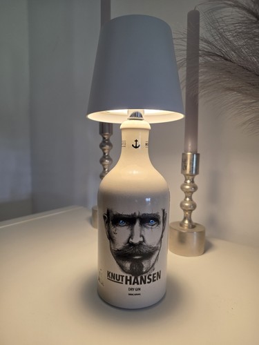 Flaschenlampe led mit knut - mit,