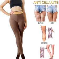 Damen-Thermostrumpfhose mit Fleecefutter, hoher Bund, Winterwarm Winter Pants DE