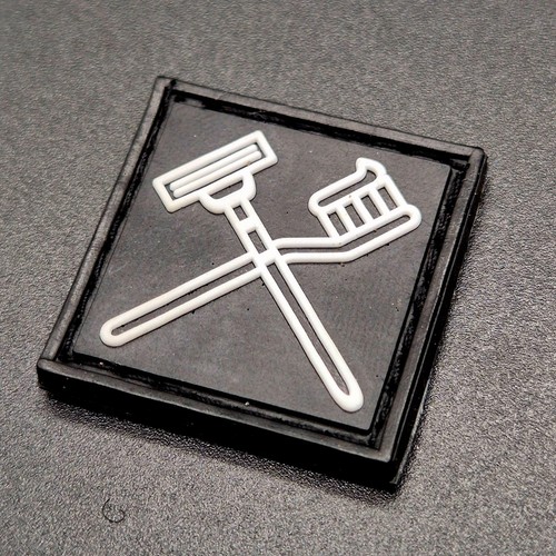 Mini pvc patch - patch, abzeichen