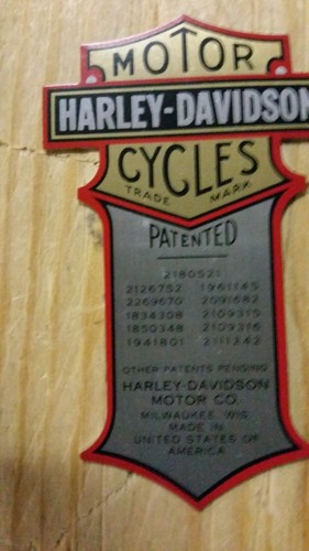 Harley patent emblem logo - ,