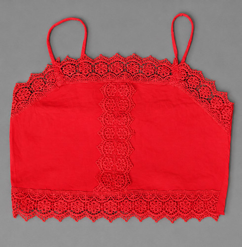 Primark spitzentop rot - spitzentop, xs