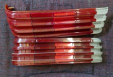 W116 Heckleuchten Rücklichtgläser Rücklichter aufbereitet, Rot Lasiert