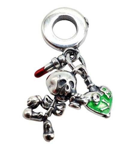 Charm skelett totenkopf - charm,