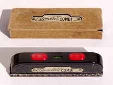 Estemeter COMBI Nº 1956 Maßband / Metermaß & Wasserwaage in OVP → um 1950 RAR !!