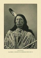 Indianer Bild Jack Red Cloud Sioux Faksimile nach Original Ixz 3 Faksimile
